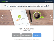 Tablet Screenshot of nestplace.com